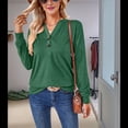 thumbnail image 3 of Camisa de Larga Verde Oscuro M, 3 of 9