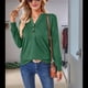 thumbnail image 3 of Camisa de Larga Verde Oscuro XL, 3 of 9