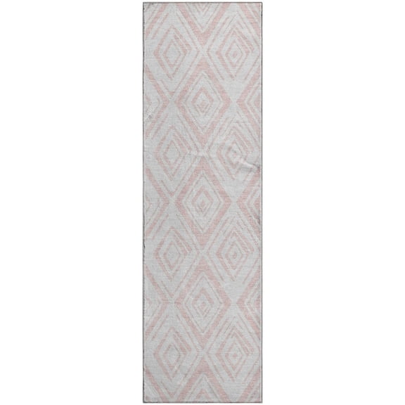 Dalyn Rugs Premium Machine Washable Mayfield AMF737 Pink 2'3" x 7'6" Runner Rug