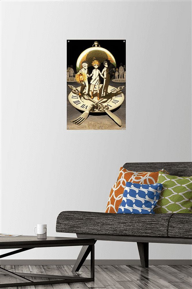The Promised Neverland - Group Wall Poster with Pushpins, 14.725" x 22.375"