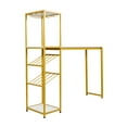 thumbnail image 2 of Merrick Lane Waterproof/Storage Pub Table, Gold, 2 of 13