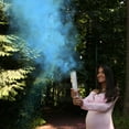 Gender Reveal Confetti Cannon 2 Pack Blue Biodegradable Gender