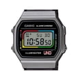 thumbnail image 2 of Casio Vintage Digital UNO Collaboration Model Stainless Steel Bracelet Quartz A168WEUC-1A Unisex Watch, 2 of 3