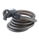 thumbnail image 4 of Candado antirrobo para bicicleta, con cable de acero, para seguridad de motocicletas y bicicletas de montaña, con llaves y soporte, 4 of 15