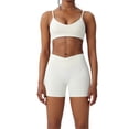 thumbnail image 1 of Traje de yoga de manga corta de secado rápido for mujer, pantalones cortos deportivos for correr y entrenar, traje de fitness con sujetador., 1 of 7