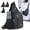 Black, variant on under $5 Usloyux Travel Lightweight Sling Bags with Water Bottle Holder & Earphone Hole, Adjustable Nylon Crossbody Chest Backpack