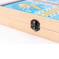 thumbnail image 3 of Mesa de futbolín plegable 3 en 1, juego de hockey, catapulta, ajedrez volador, interactivo entre padres e hijos, 3 of 5