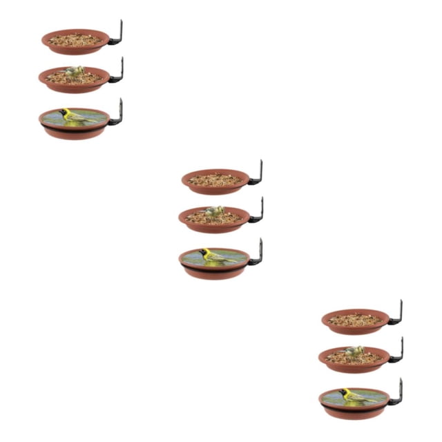 Greeniant Alimentador de colibrí, bandeja de alimentación colgante de plástico para exteriores, bebedero ajustable para pájaros para patios, Type1 NO1