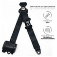 thumbnail image 1 of Cinturón de Seguridad de 3 Puntos Pi&Cool Retráctil Negro, 1 of 4