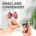 thumbnail image 5 of Mini Rc Truck, Mini RC Monster Truck, 1:64 Scale Monster Truck Remote Control Car with Lights, 2.4Ghz Remote Control, Speed/Steering Adjustable, 5 of 7