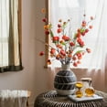 thumbnail image 6 of Artificial Makino Fruit Stem in Orange Red 39" Tall Silk Plant, 6 of 6
