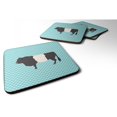 thumbnail image 1 of "Treasures Belted Galloway Cow Blue Check Posavasos decorativos, 3.5", multicolor Caroline's Treasures BB8005FC, 1 of 1