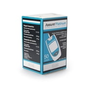 Assure Platinum Blood Glucose Test Strips, Automatic Coding, 50 Strips, 1 Pack