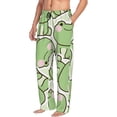 thumbnail image 6 of Honiee Cute Frog for men - a sleek fusion of Straight Pajama Pants, versatile Lounge Pants, and cozy Sleepwear, all rolled into one-Large, 6 of 6