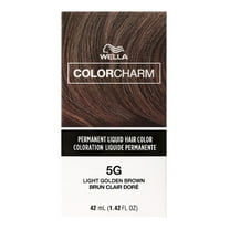 Wella Color Charm Liquid 5G/0435 Light Golden Brown (Pack of 2)