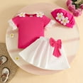 thumbnail image 4 of Girl Summer Clothes Short Sleeves Tops and Skirts 2 Piece Girls Sets 12-18 Months Girl Birthday Gifts, 4 of 8