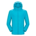 thumbnail image 4 of Qarigey Chaqueta de protección solar de manga larga Entrenamiento físico Unisex Abrigo con capucha Camping Viajes Primavera Verano Ropa L L Azul 5piezas, 4 of 6