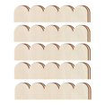 thumbnail image 1 of 10 molduras decorativas de madera en forma de abanico, bonitas molduras para vallas. 40 cm x 9 cm x 03 cm, 1 of 9
