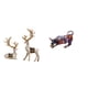 thumbnail image 1 of Colección de elegantes figuras de reno y toro, modernas estatuas de resina de ciervos y animales para sala de estar, oficina, escritorio, decoración d, 1 of 8
