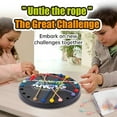 thumbnail image 2 of Brainy Knots Game for 3 4 5 6 Year Old Kids, Strategy Board Game for 3-12 Children Twisted Rope Puzzle Game for Kid Age 5 6 7 8, Rope Knots Challenge Game, String Solution Central Lacing Toys, 2 of 7