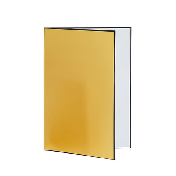 Tablero de fondo plegable de cartón para fotografía de cámara A3 de 3 colores para luz oro blanco negro