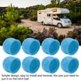 thumbnail image 3 of Trailer Hitch Ball Cover, 8Pcs Truck Tow Ball Cover 50mm Strong Protection Soft Rugged  Tow Bar Ball  For RV, 3 of 8