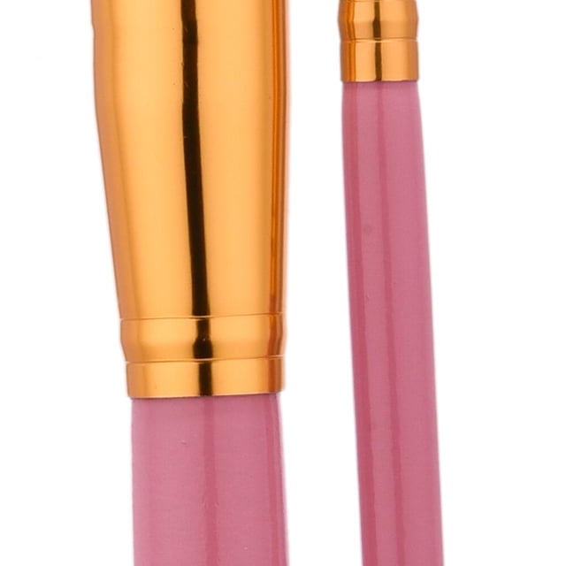 Kit de pinceles de maquillaje perfecl 2pcs funciones profesion Polvo Base Rubor Corrector oro