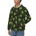 thumbnail image 3 of Naloa Skulls And Cobwebs Men’s Hoodies, Zip up Hoodie, Sweatshirts,Hoodies for Men Sizes S-3XL-Small, 3 of 5