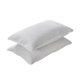 thumbnail image 1 of Funda de almohada de fibra de bambú, juego de 2 piezas, color blanco, transpirable y resistente al sudor, tamaño 48x74 cm, tejido suave y moderno., 1 of 6
