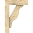 thumbnail image 3 of Ekena Millwork 6"W x 20"D x 28"H Funston Block Rough Sawn Bracket w/ Offset Brace, Douglas Fir, 3 of 25