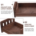 thumbnail image 4 of Decorative Photography Prop Newborn Photography Prop Wooden Bed Baby Photo Prop, 4 of 9