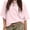 Light-pink, variant on Czanzd Women's 100% Cotton Oversized T-Shirt Casual Loose Fit Top,White,XXL