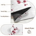 thumbnail image 6 of Red Cherry Branches Round Area Rug 7Ft Washable Circle Rugs for Dorm Laundry Room, Spring Floral Botanical Birds Country Non-Slip Carpet Floor Mats Indoor Outdoor Carpet Runner Aesthetic Home Decor, 6 of 8