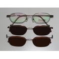 thumbnail image 4 of SMARTFLIP 403-B EYEGLASS FRAME/GLASSES WITH POLARIZED CLIP-ON POLAROID LENS, 4 of 10