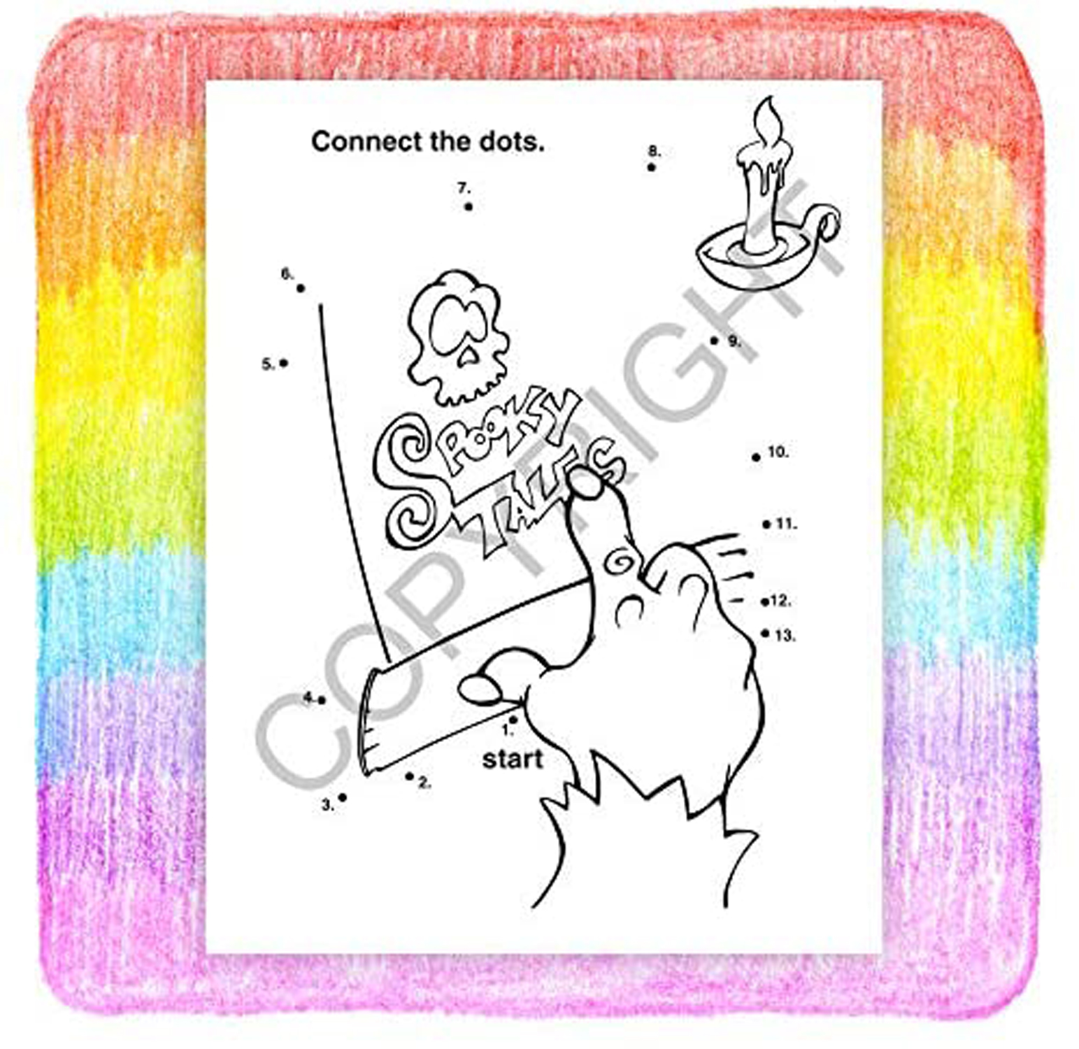 25 Pack - Scary Surprise Kid's Coloring & Activity Books