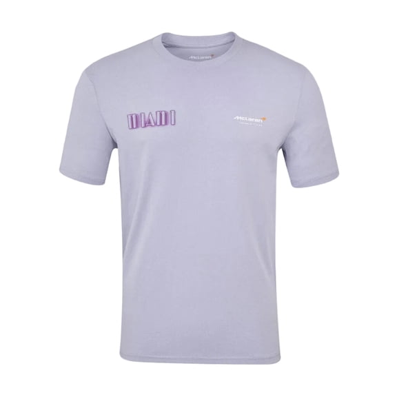 McLaren F1 Miami GP Oversized Fit Graphic T-Shirt - Purple