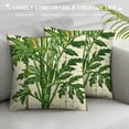 thumbnail image 3 of Qinduosi Farmhouse Decorative Pillow Covers Quote Vegetables with Orange Frame Linen Throw Pillow Case Cushion Cover for Sofa Couch ’,Rustic Wood Grain White, 3 of 5
