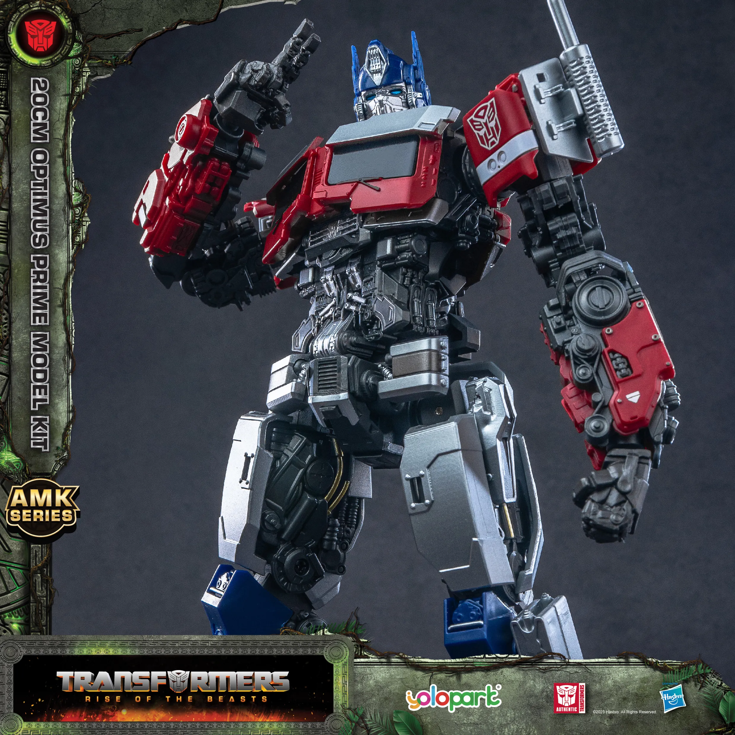 YOLOPARK Optimus Primte Transformer Toy Model Kit｜Transformers The Movie 7 Rise of the Beasts 7.87in Transformer Optimus Prime Action Figures, Collectible Transformer Toys for Transformers Lovers Fans - image 5 of 9