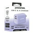 thumbnail image 3 of Liquipel Powertek 20W A/C Combo Wall Charger Twizzler - Purple, 3 of 7