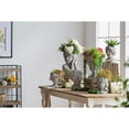 thumbnail image 4 of A and B Home 15.4" H Gray Cement Indoor Outdoor Rose Wreath Lady Head Planter, Home Décor, Garden Accent Sculpture, 4 of 5