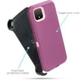 thumbnail image 3 of Value Pack ! for Google Pixel 4XL Heavy Duty Case Phone Case 360° Cover Screen Protector Clip Kickstand Holster Hybrid Shock Bumper (Purple), 3 of 4