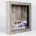 thumbnail image 2 of Lawrence Frames 10x10 Weathered Birch Shadow Box Ticket Holder, 2 of 3