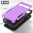 thumbnail image 2 of Dteck Case for Google Pixel 9 / 9 Pro,Military Grade Protection Silicone + PC Case Shockproof Back Cover for Google Pixel 9 / 9 Pro,Purple, 2 of 5