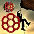 thumbnail image 3 of LOVIVER 36KN Climbing Figure Descender Rigging Plate Heavy Duty & Large & High Strength 145x135x10mm, 3 of 8