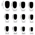 thumbnail image 5 of JZROCKER 24pcs Press on Nails 3D Floral Strawberry Short Oval Acrylic False Nails For Spring Festivals And Patriotic Celebrations, 5 of 8