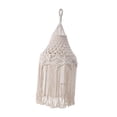 thumbnail image 2 of Pantalla de lámpara de techo de macramé, cubierta de luz colgante, tejida a mano, estilo bohemio rústico, para habitación de bebé, sala de estar,, 2 of 8