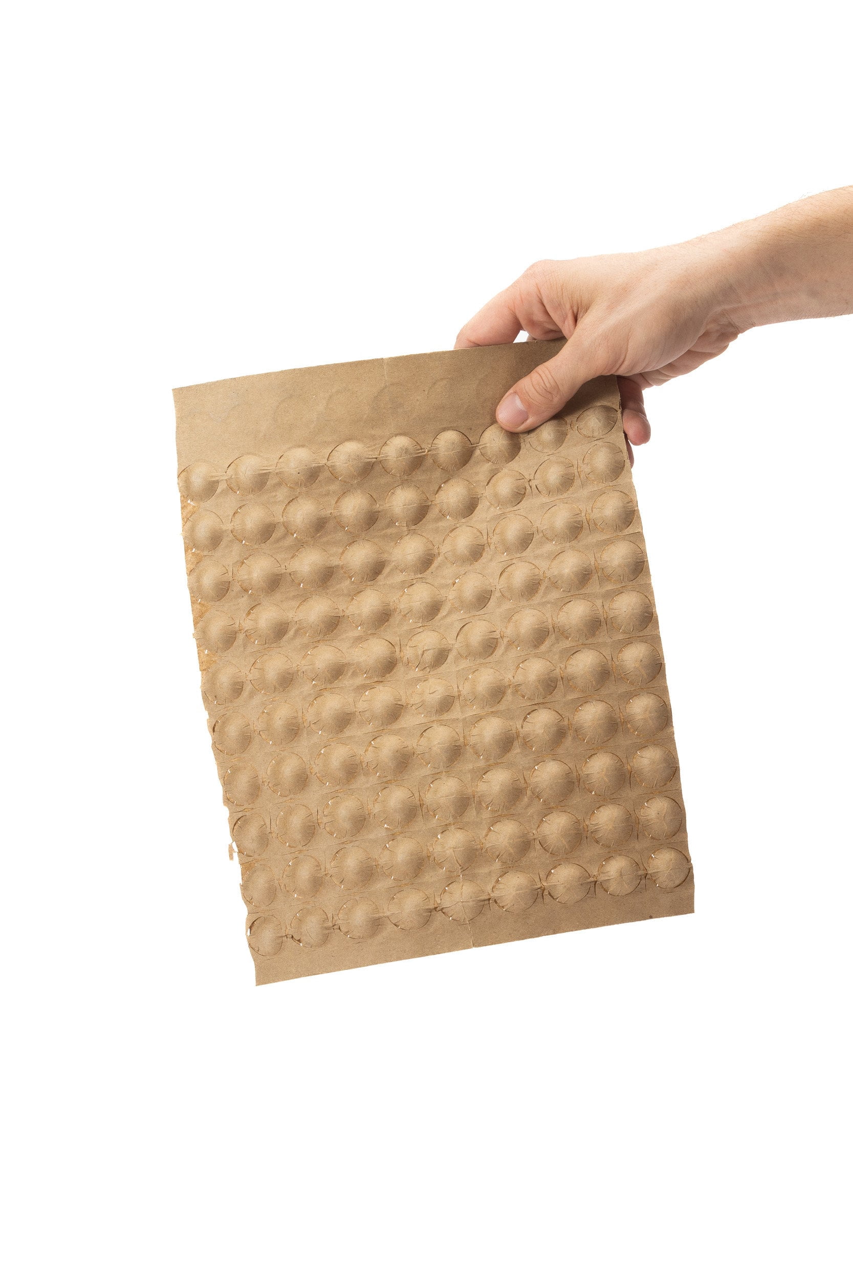 PUBBLE V2 - Paper Cushioning Wrap, 3/4" bubble, 12" x 12" Perf 240' Roll or 225' Sheets