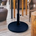 thumbnail image 3 of Westin Outdoor Round Resin Concrete Umbrella Base Weight, Black, 3 of 7