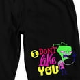 thumbnail image 2 of Invader Zim I Don't Like You Adult Black Sleep Pajama Shorts-XL, 2 of 7
