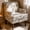Earthy Yellow, variant on Arouseden 27" Floral Accent Chair,Upholstered Armchair with Nailhead Trim Design,Farmhouse Accent Chair with Solid Wood Legs,Modern Armchair for Living Room,Blue Floral